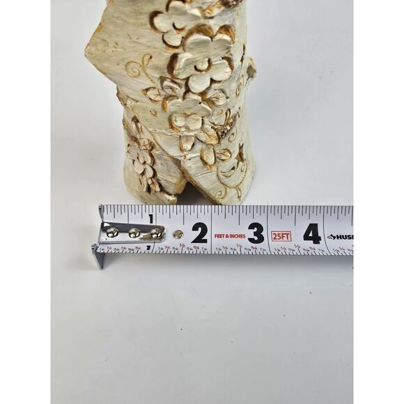 Nativity Figurine Carved Tree Bark Design 10" Christmas Nativity - Picture 7 of 8